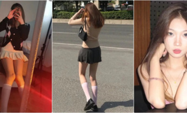 極品反差清純女大，絲襪塞逼自慰調教啪啪，窮人的女神富人的精盆，被金主各種啪啪蹂躪，有錢人的玩物 (5)